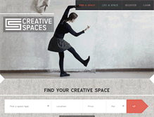 Tablet Screenshot of creativespaces.net.au